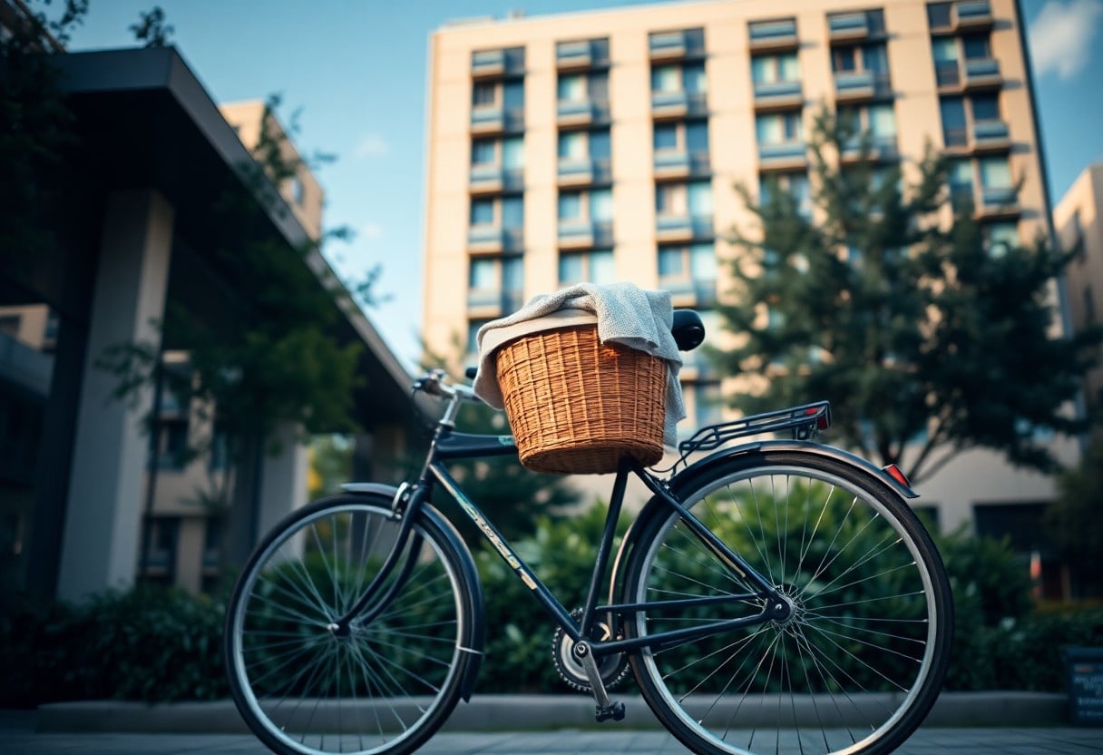 Servizio di lavanderia ecologica con consegna in bicicletta nelle zone urbane centrali