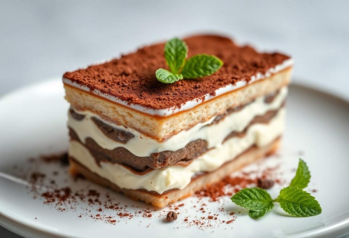 Tiramisù leggero allo yogurt greco senza uova crude né mascarpone pesante