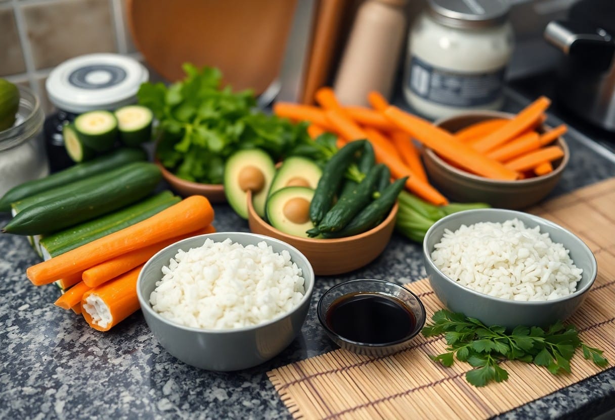 Come preparare il sushi vegetariano fatto in casa