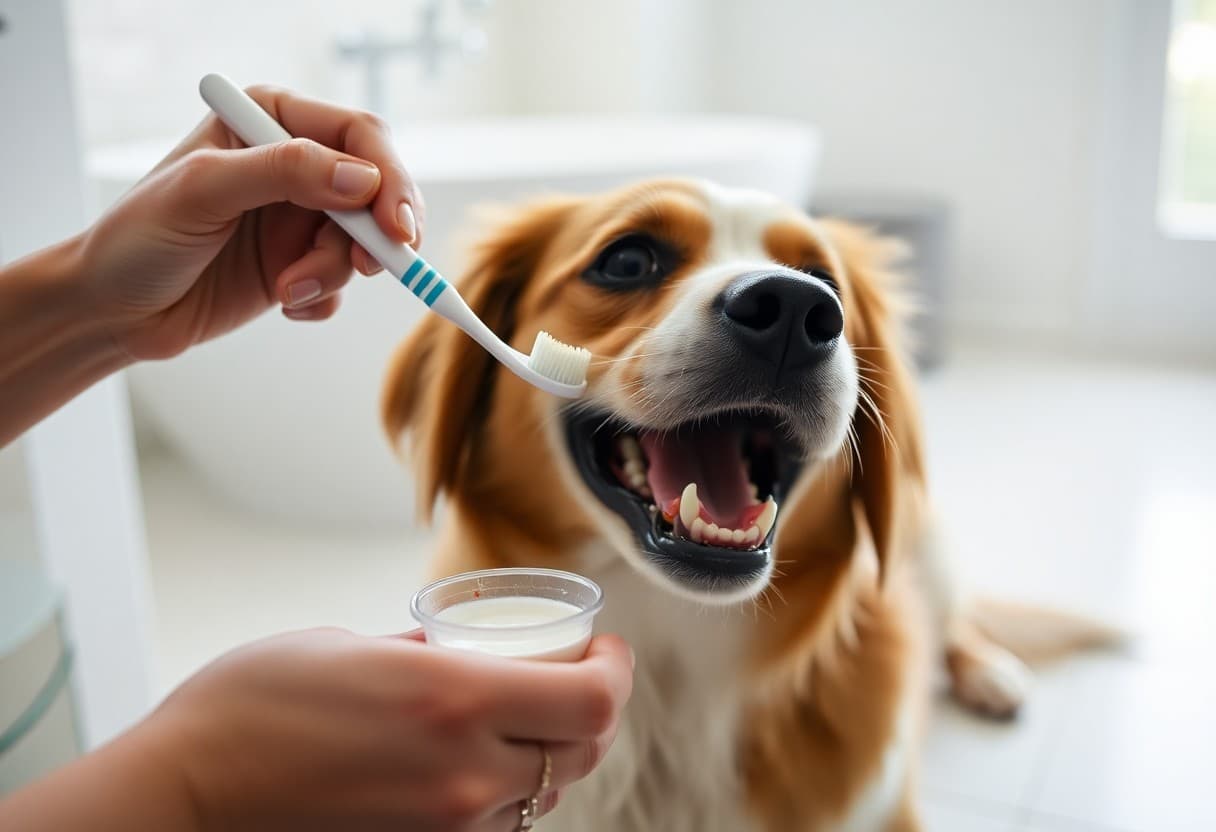 Come pulire i denti del cane senza andare dal veterinario