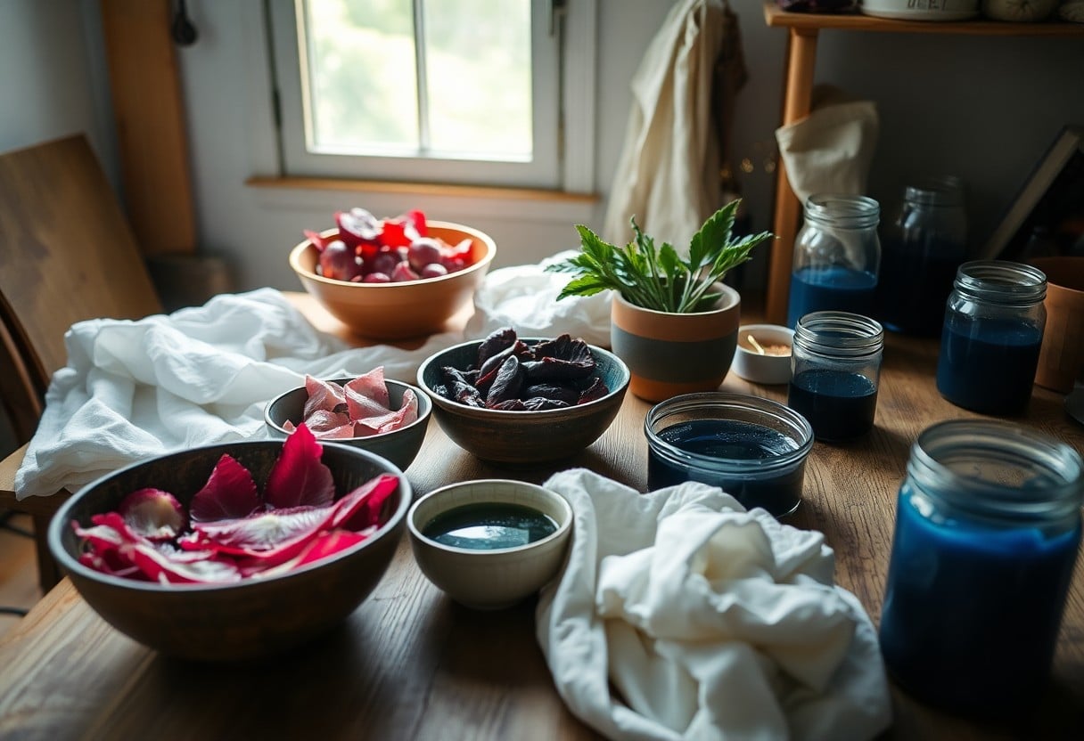 Come tingere i tessuti naturalmente in casa